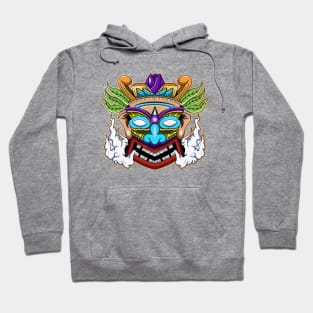 Tiki Mask Abstract Hoodie